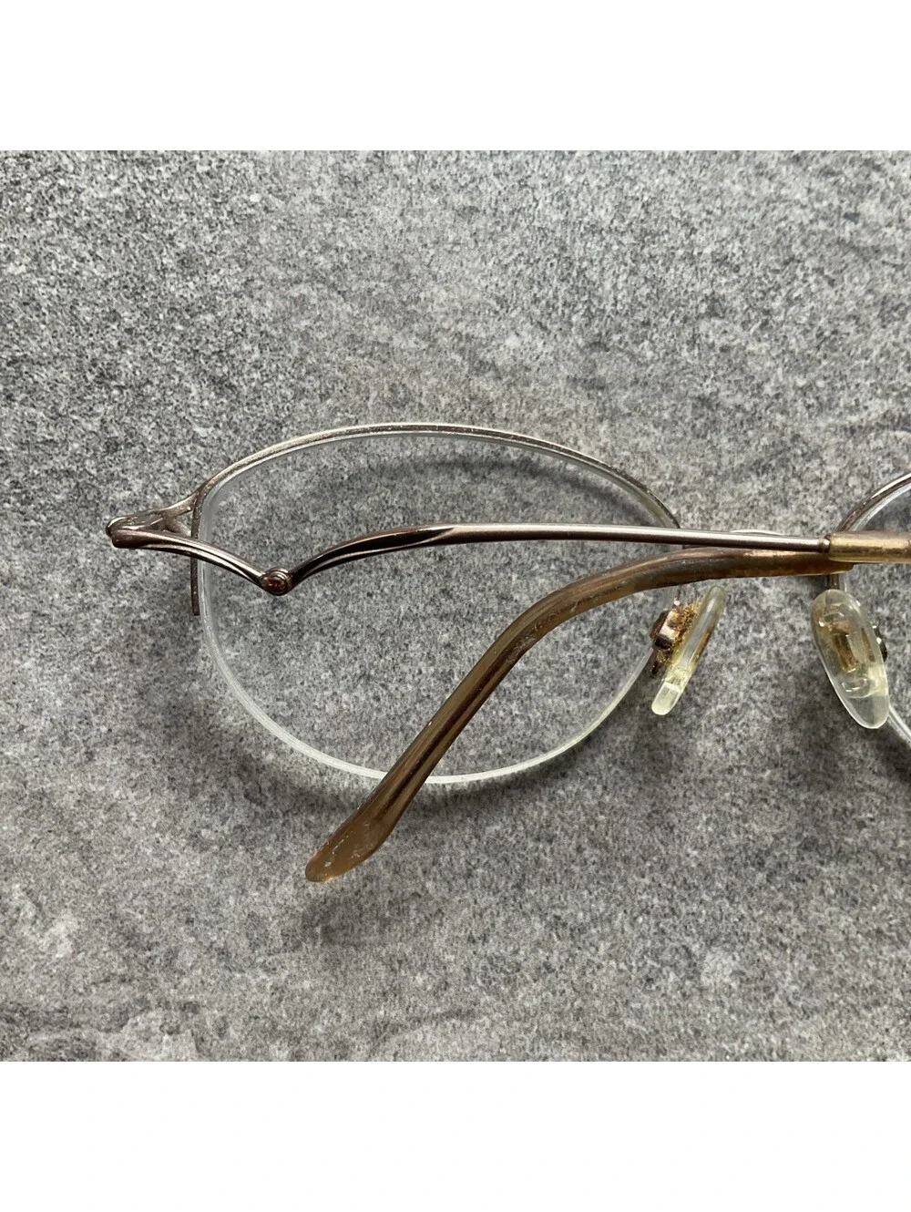 Sophia Loren Eyeglasses Frame M147 Zyloware 54 18 135 Gold Tone Frames G1